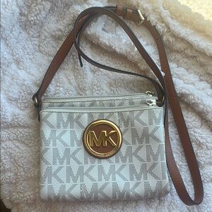 Michael Kors Fulton Vanilla Crossbody Bag